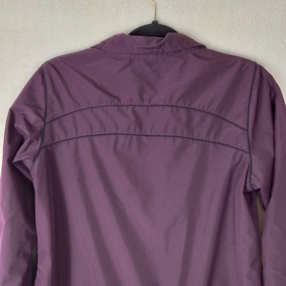 Champion Track Jacket Windbreaker Size Medium in Purple - Picture 6 of 14